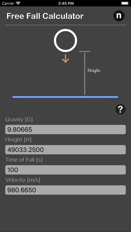 Free Fall Calculator screenshot-4