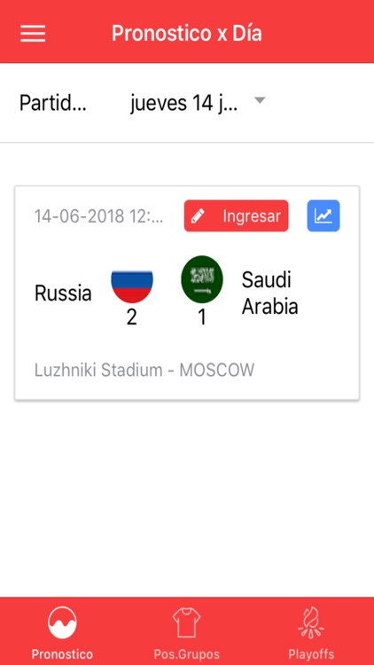 Penca Prode OnLine Rusia 2018 screenshot-3