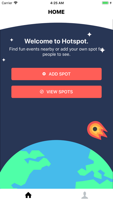 Hotspot - Share Events Nearby screenshot 2