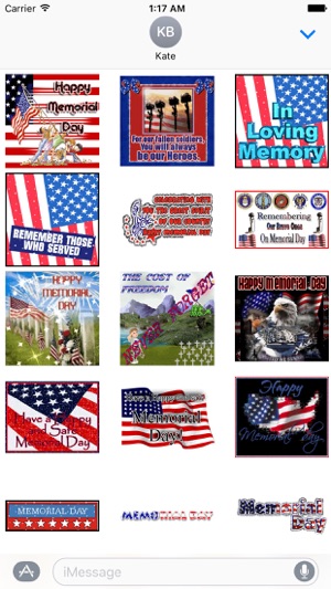 Animated Memorial Day Sticker(圖2)-速報App