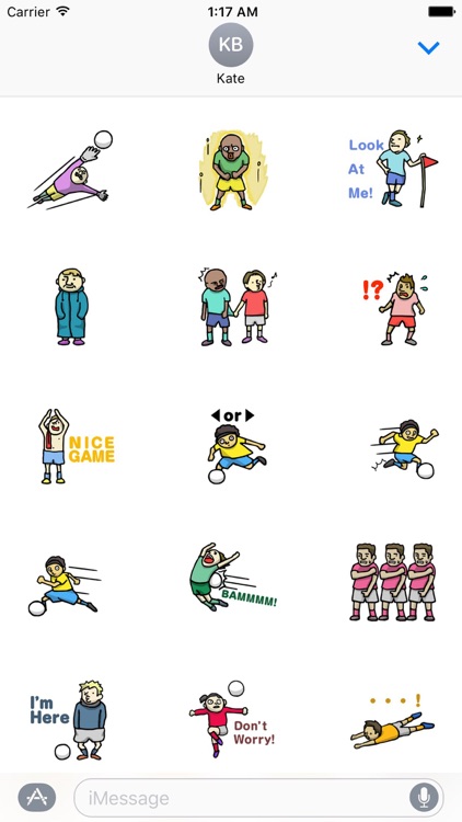 Footballers Stickers Pack