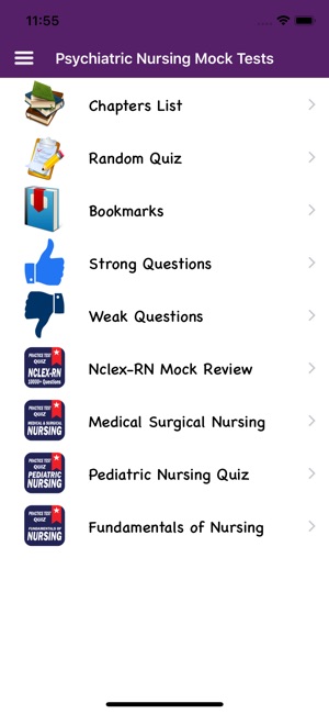 Psychiatric Nursing Mock Exam(圖1)-速報App