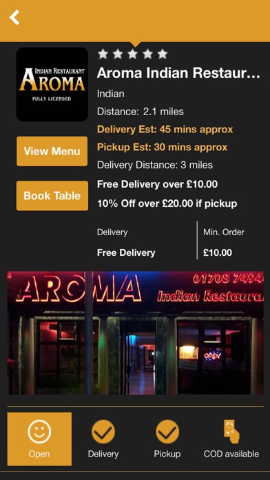 Aroma Indian Restaurant screenshot 3