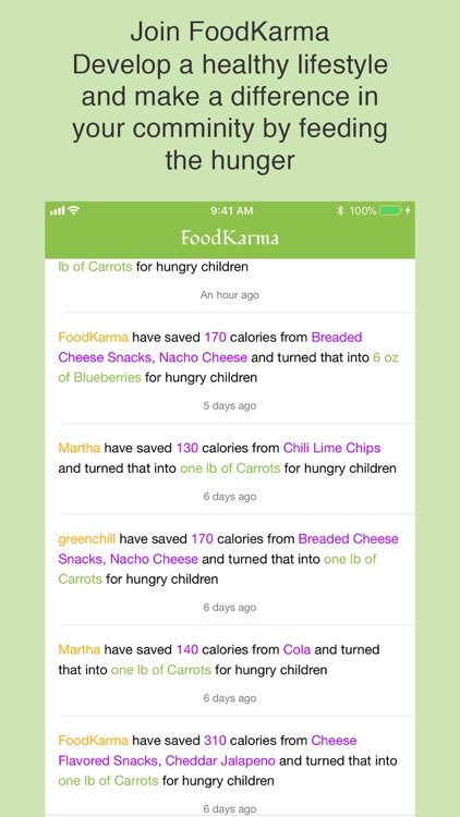 FoodKarma - mindful eating screenshot-3