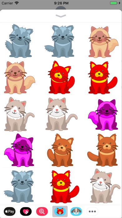 Animated Crazy Cats Stickers Screenshot 2