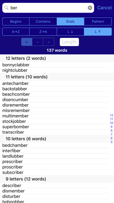 Lexica Word Finder for ENABLE screenshot 4