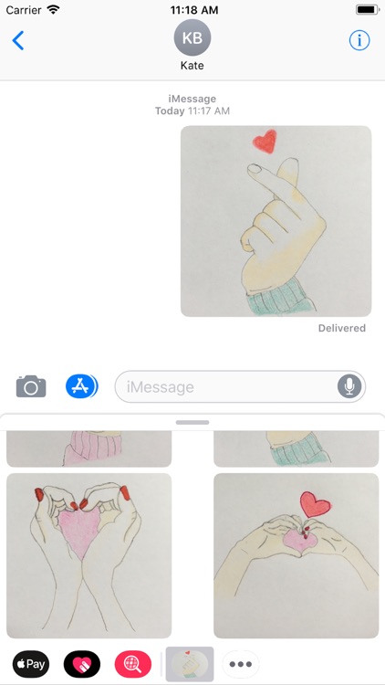 Heart Shaker : finger heart