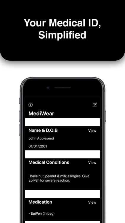 MediWear: Watch Medical ID
