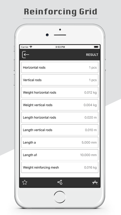 Reinforcing Grid Calculator screenshot 2