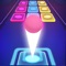 Beat Ball: Dancing Color Hop is most engaging game where you need to clear levels hopping on same colored bricks