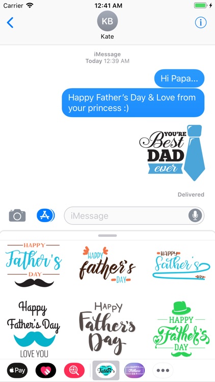 Father's Day Sticker Pack App