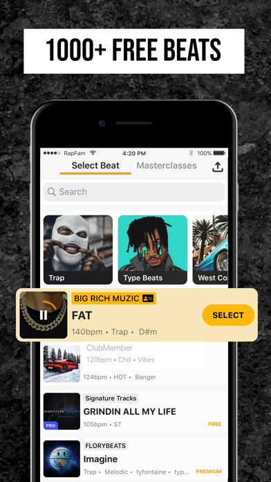 How to cancel & delete Rap Fame: Hip Hop Music Studio from iphone & ipad 1