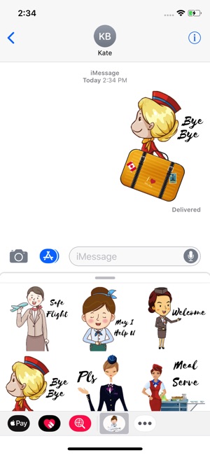 Flight Attendant Life Stickers