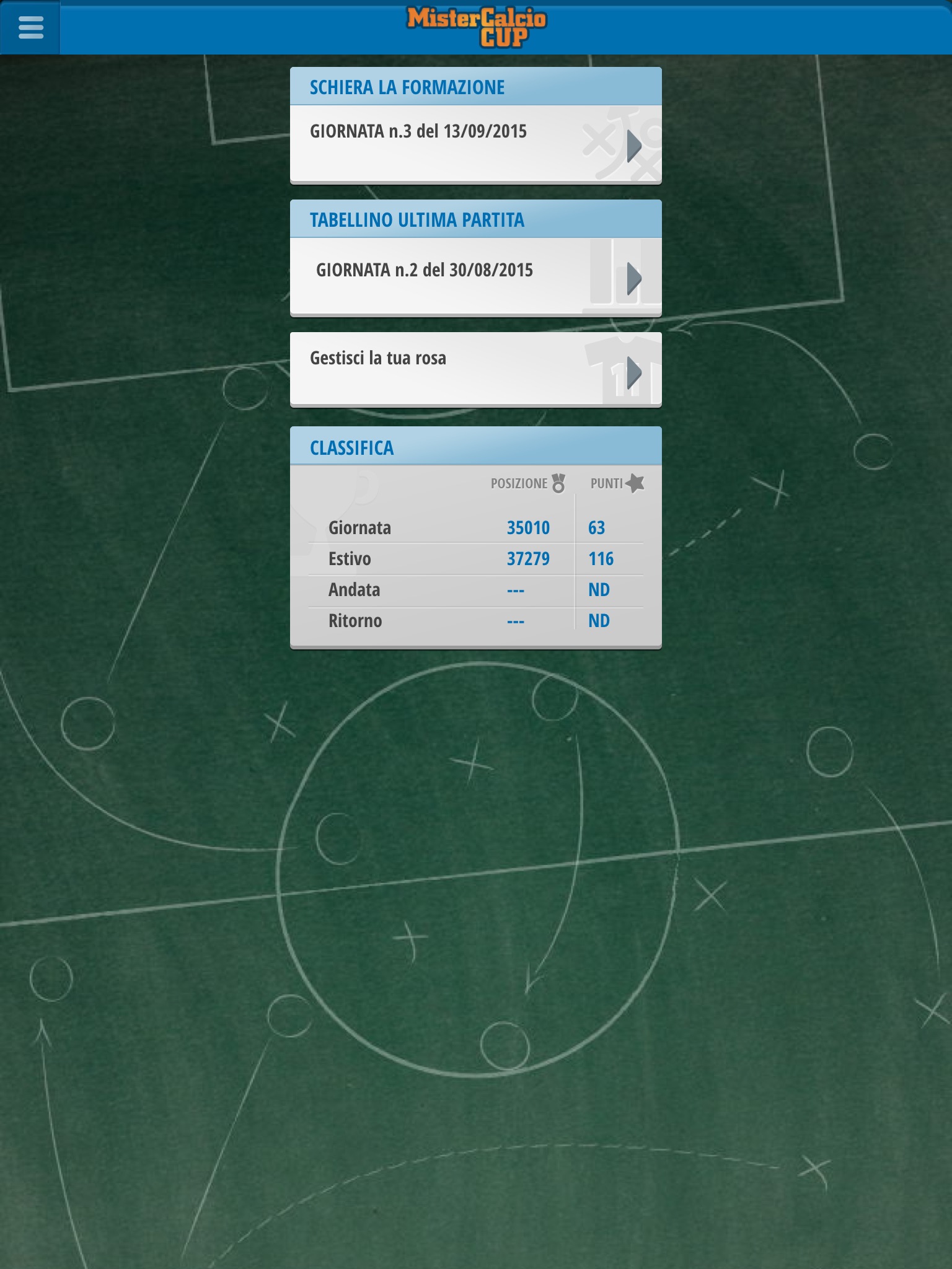 Mister Calcio Cup screenshot 3