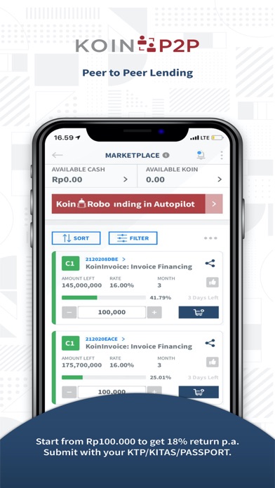 KoinWorks Pinjaman Usaha & P2P screenshot 4