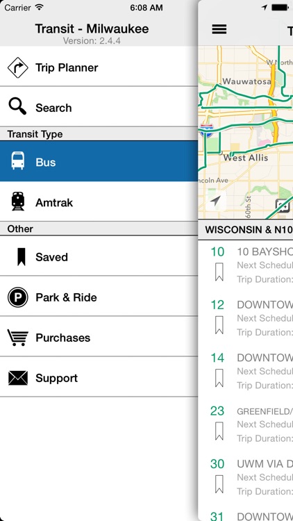 Transit Tracker - Milwaukee