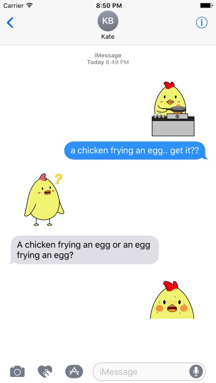 Animated Funny Chicken Couple screenshot-4