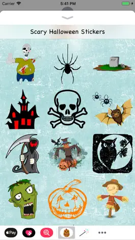 Game screenshot Scary Halloween Stickers apk