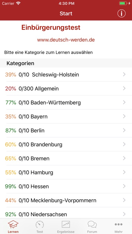 Einbürgerungstest 2018 by DW