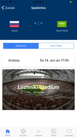 Game screenshot WM Plan - Die WM Spielplan App hack