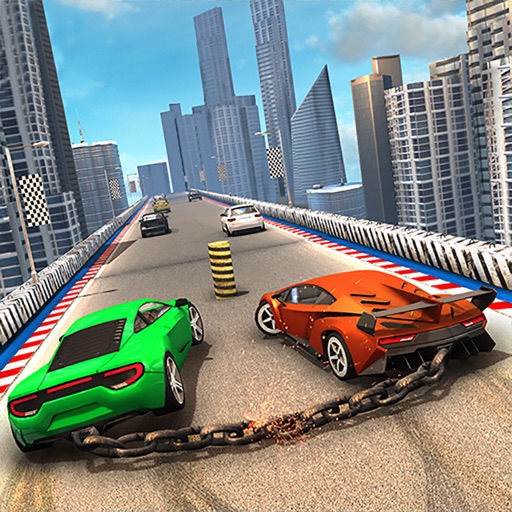 Chain Car Stunt Simulator - 3D Extreme Highway Car Driving Games