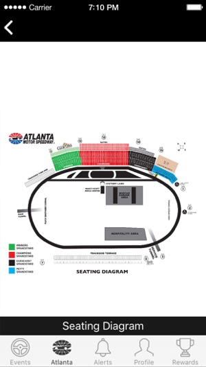 Atlanta Motor Speedway General Admission Seating Chart