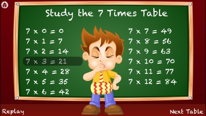 Times Tables For Kids: Practice & Test (Full Version) screenshot 1