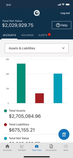 Ameriprise Financial app screenshot