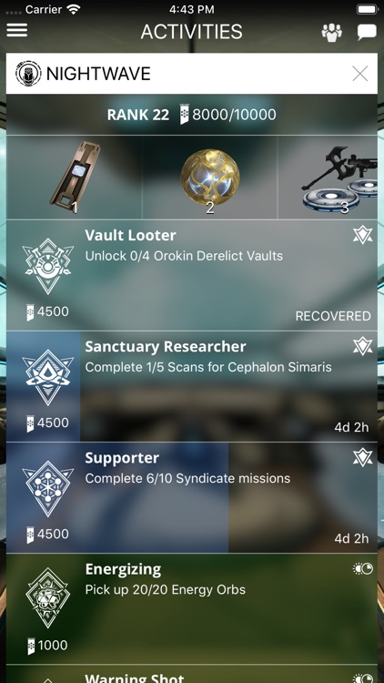 Warframe Companion