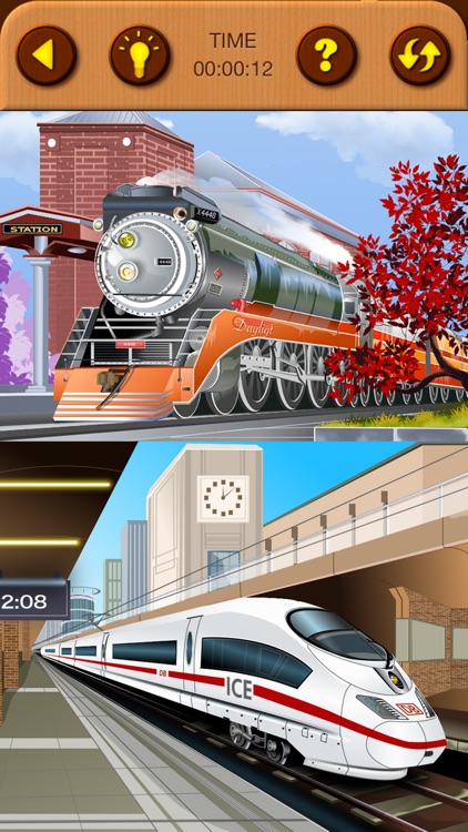 Train Jigsaw Puzzles for Kids screenshot-7