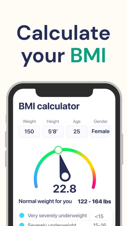 BMI Calculator Weight Tracker screenshot-7