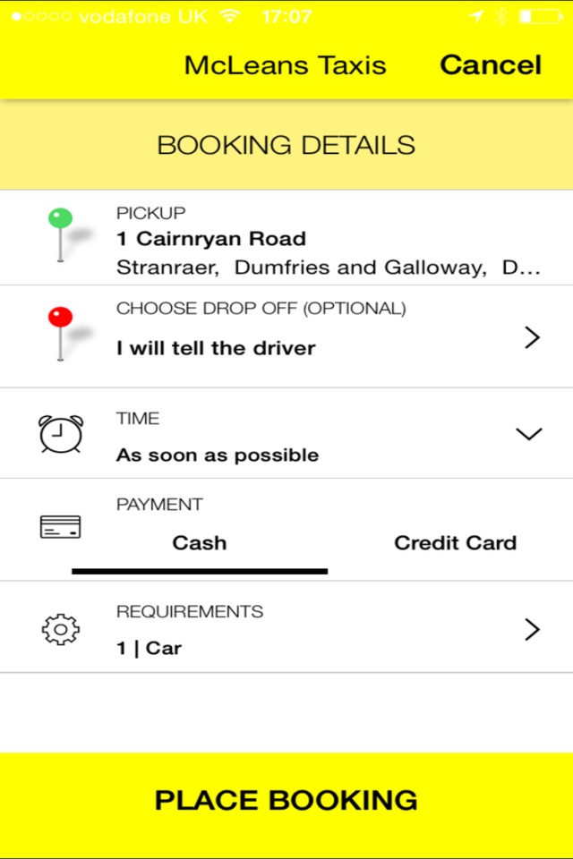 McLeans Taxis screenshot 4