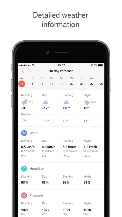 Yandex.Weather online forecast screenshot-3