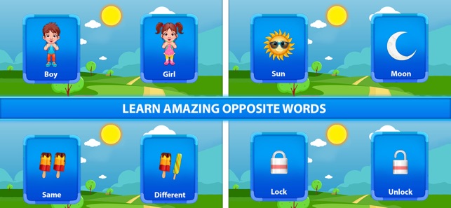 Learn Opposite Words with fun(圖2)-速報App