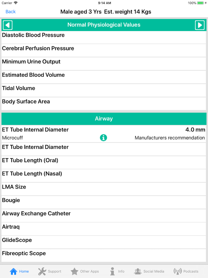 PICU Calculator Lite