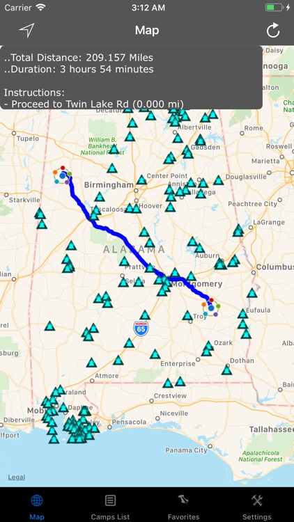 Alabama – Camping & RV spots screenshot-2