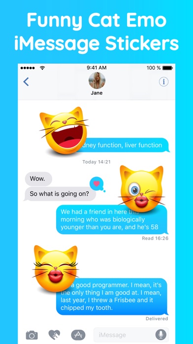 Cute Cats Emojis Stickers Pack screenshot 2