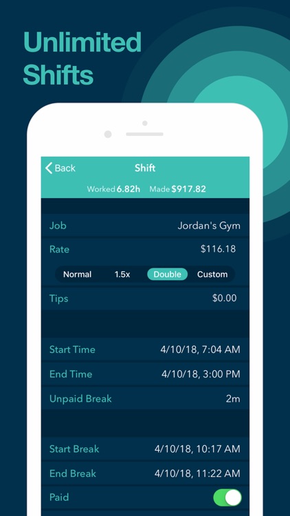 Clock In - Work Hour Timesheet screenshot-3