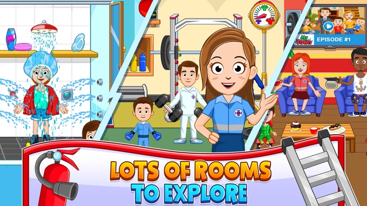 My Town : Fire station Rescue screenshot-4