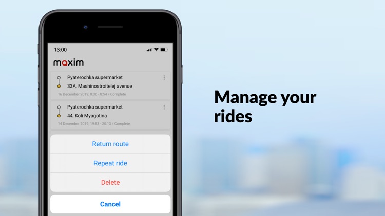 maxim — order taxi & delivery screenshot-3