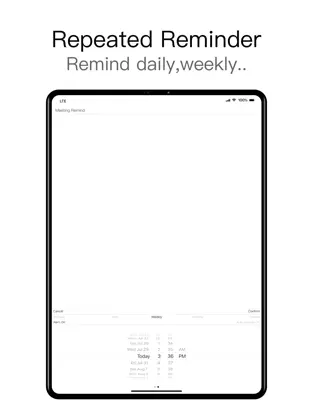 Screenshot 6 To Do List: Reminder & Planner iphone