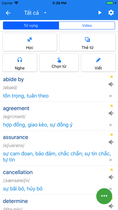 How to cancel & delete Từ vựng tiếng Anh theo chủ đề from iphone & ipad 3