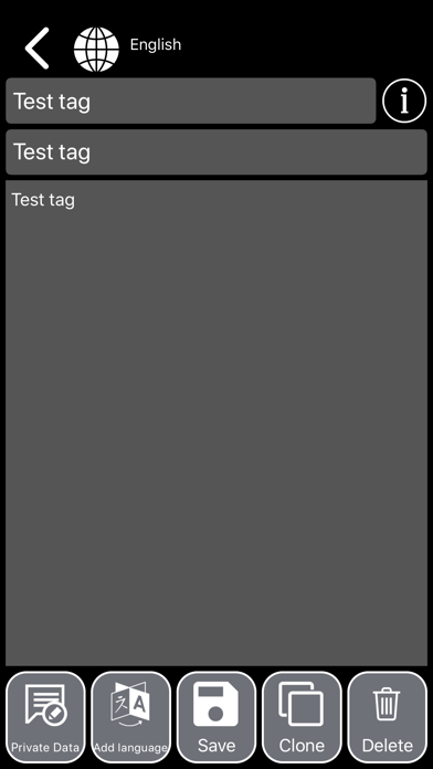 InfoTagApp screenshot 3