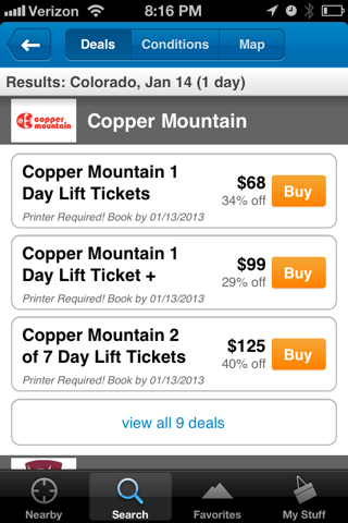 Liftopia Lift Tickets screenshot 3