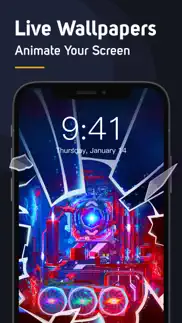 cool live wallpapers 4k&themes iphone screenshot 2