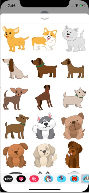 Animated Crazy Dogs Stickers(圖1)-速報App