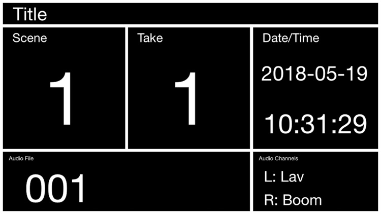 No Budget Slate