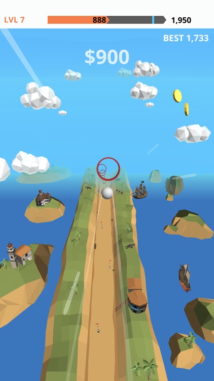 Golf: Sky Rings screenshot-3