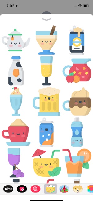 Cute Drinks Stickers(圖2)-速報App