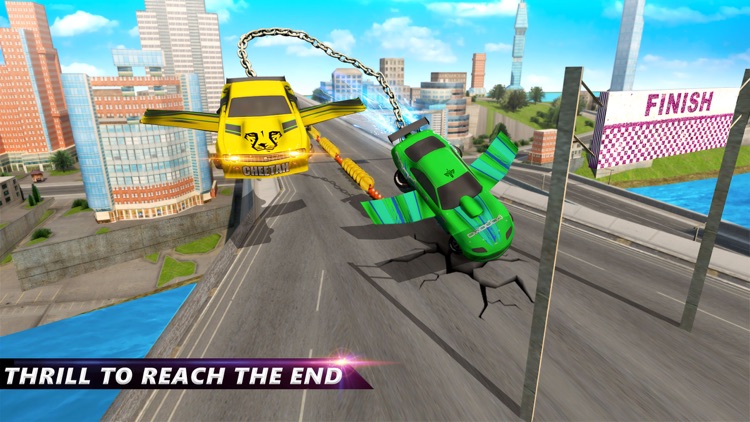 Flying Chain Car Air Wings screenshot-3